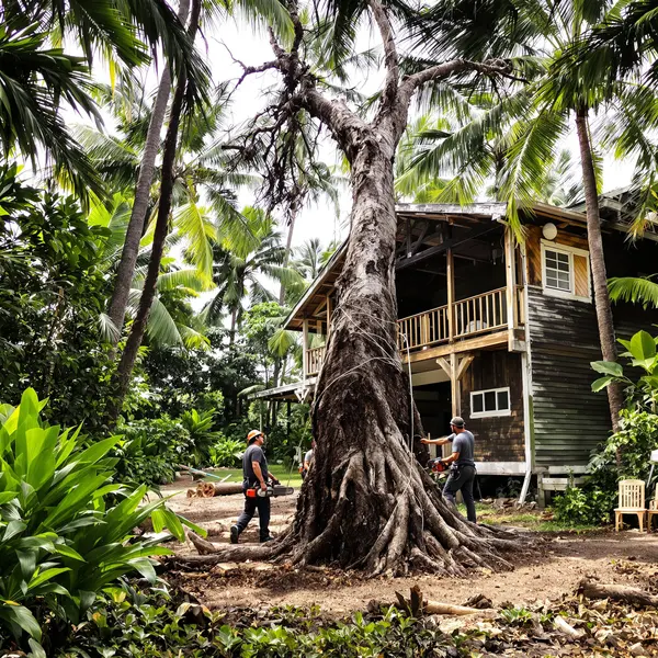 Precision tree cutting and sectional removal